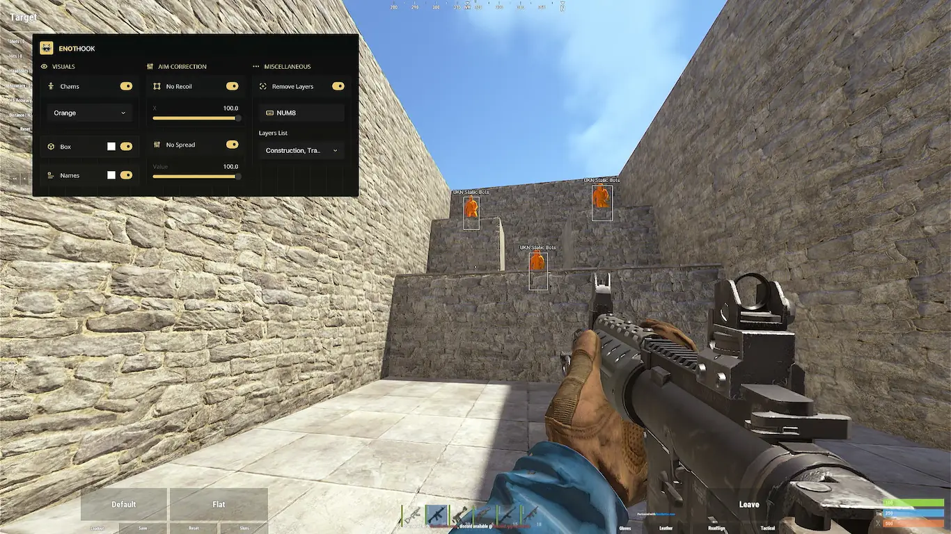 Screenshot 29 do cheat Rust Enot Hook